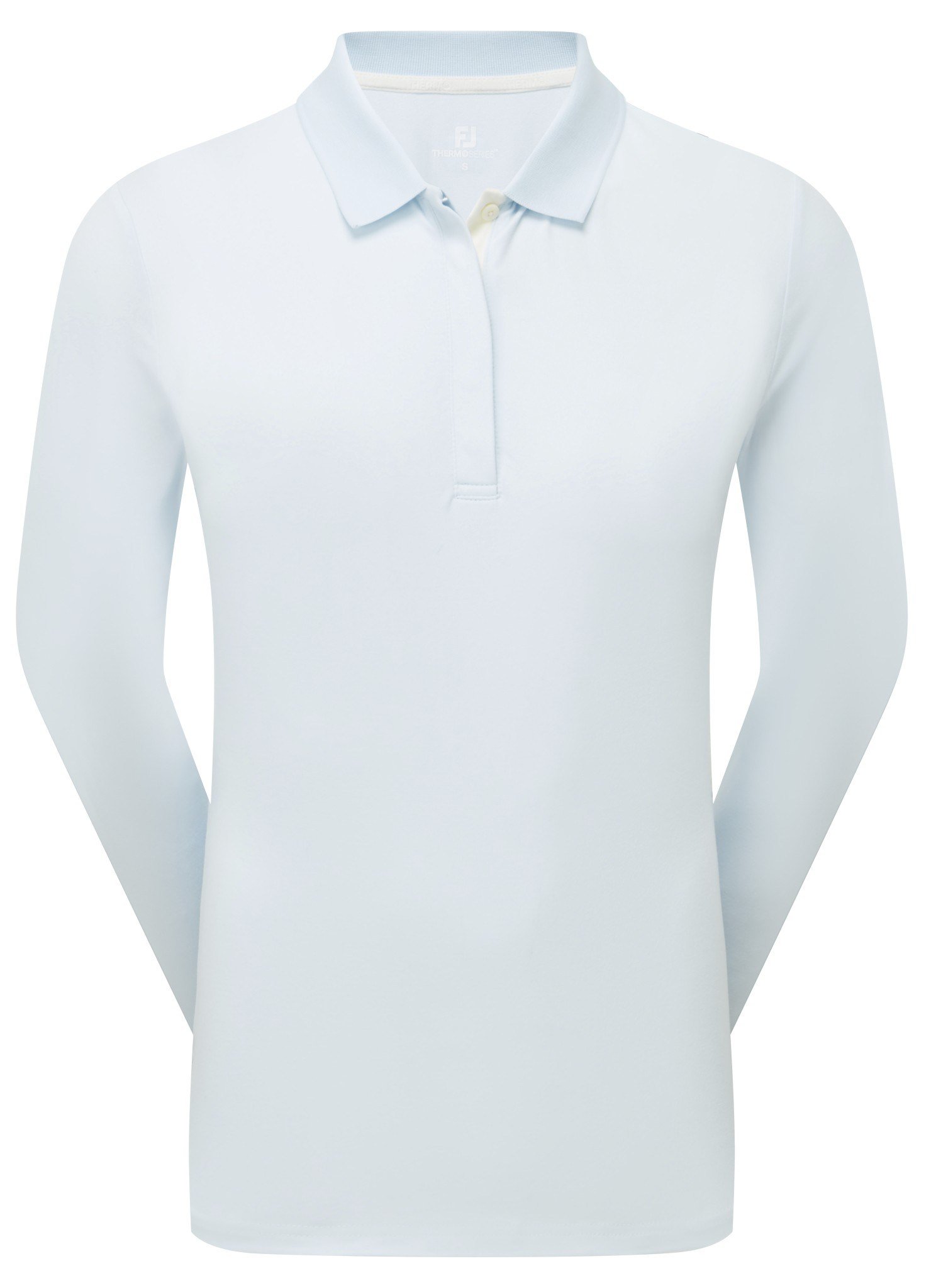 FootJoy ThermoSeries Long Sleeves polo femme manches longues, bleu glacé