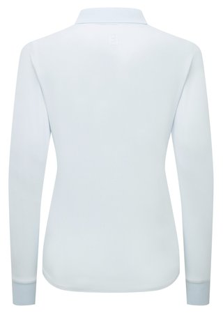 FootJoy ThermoSeries Long Sleeves polo femme manches longues, bleu glacé