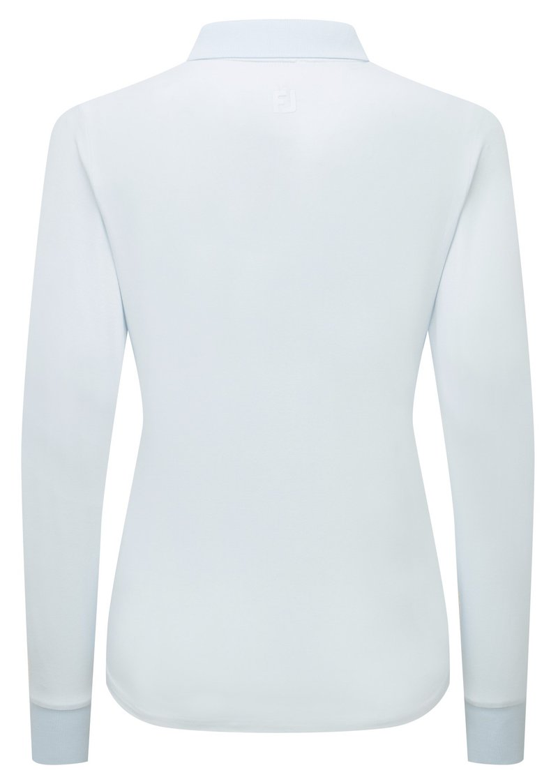 FootJoy ThermoSeries Long Sleeves polo femme manches longues, bleu glacé