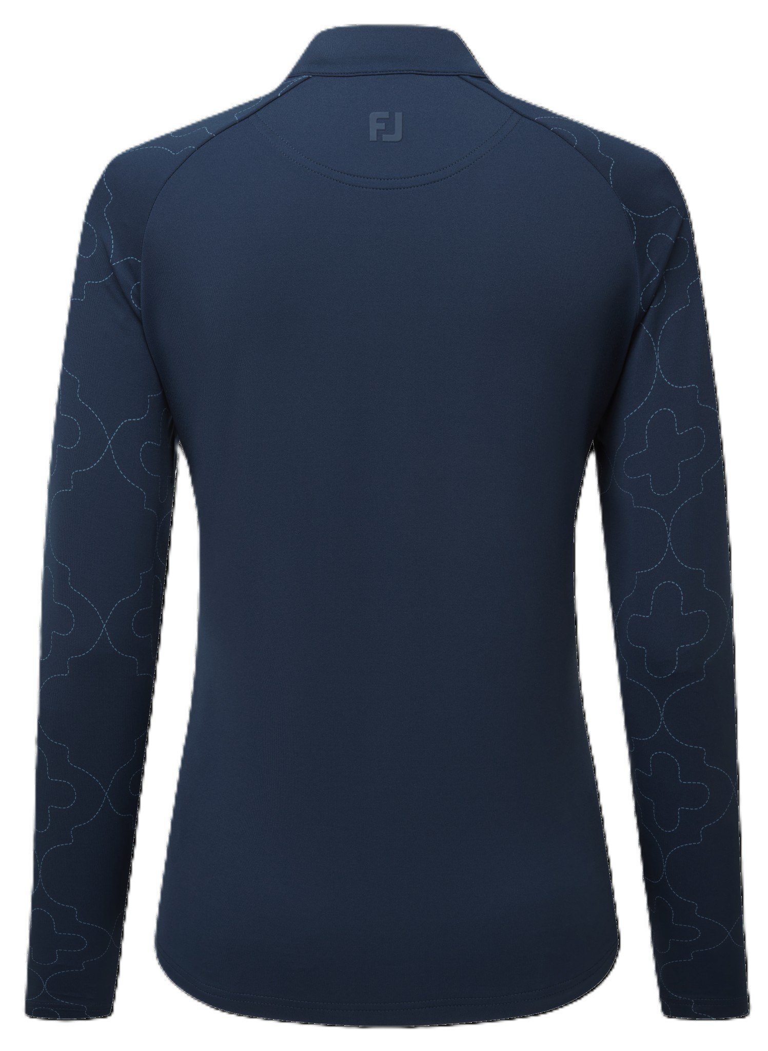 FootJoy Midlayer Full Zip Printed Sleeve sweatshirt femme, navy