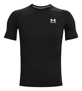 Under Armour HeatGear haut de compression homme, noir/blanc