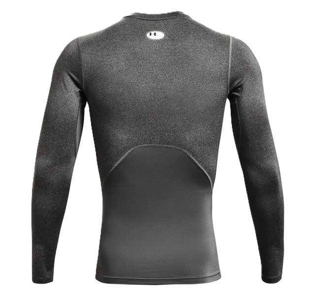 Under Armour HeatGear chemise de compression manches longues homme, carbon heather