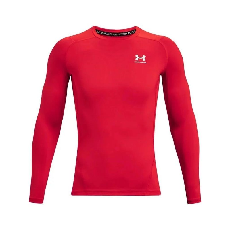 Under Armour HeatGear chemise de compression manches longues homme, rouge