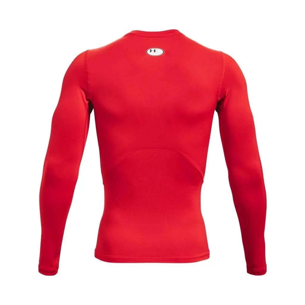 Under Armour HeatGear chemise de compression manches longues homme, rouge