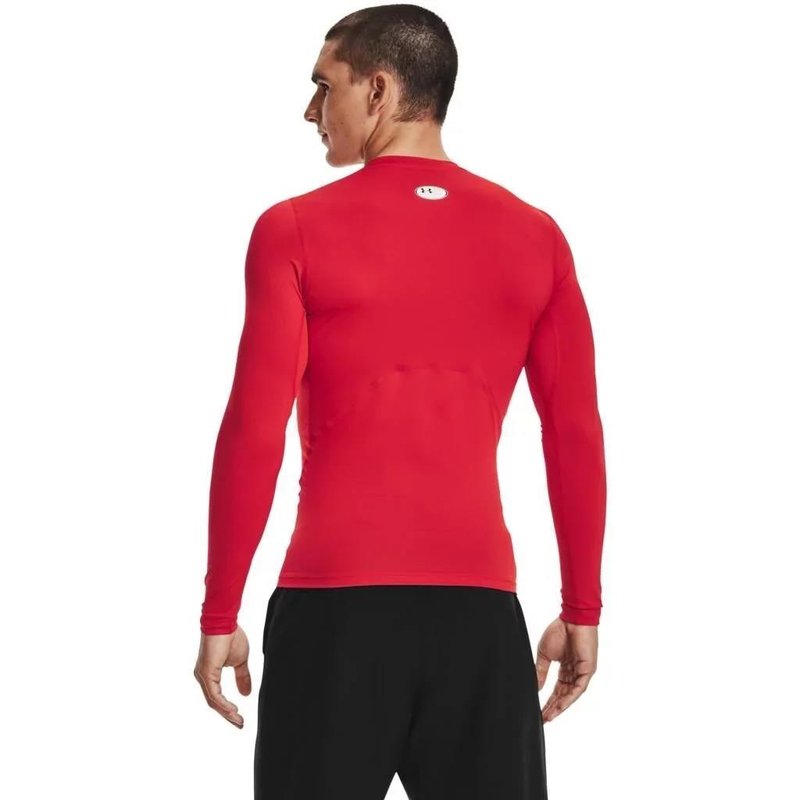 Under Armour HeatGear chemise de compression manches longues homme, rouge