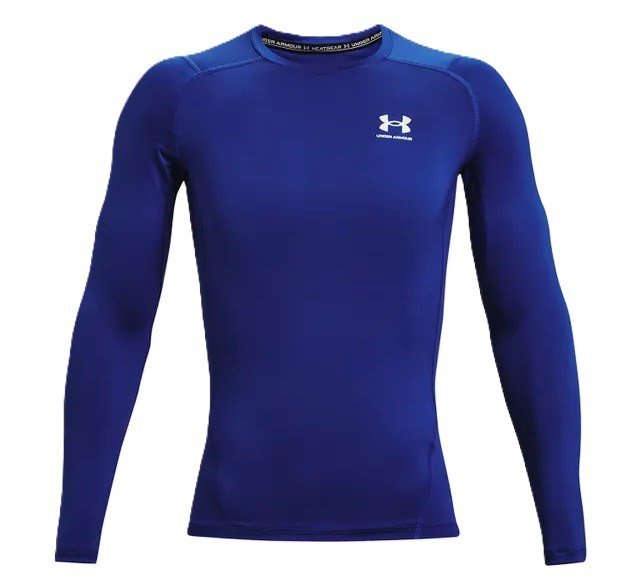 Under Armour HeatGear compression manches longues homme, royal