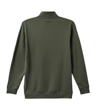 Travis Mathew Cloud Quarter Zip 2.0 pull homme, dark olive