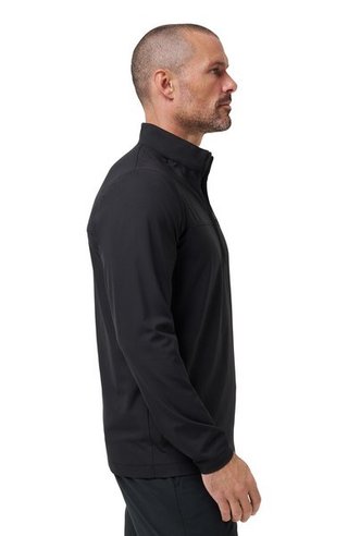Travis Mathew Wanderlust quart-zip veste homme, noir