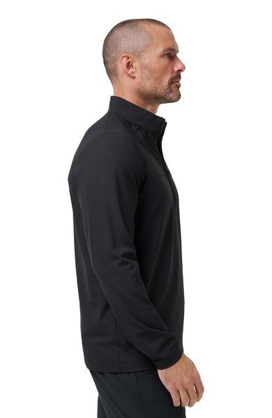 Travis Mathew Wanderlust quart-zip veste homme, noir