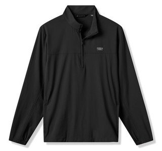 Travis Mathew Wanderlust quart-zip veste homme, noir