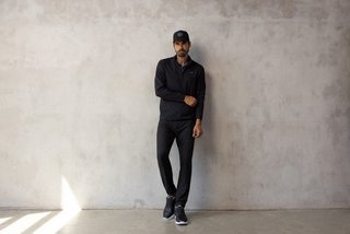 Travis Mathew Wanderlust quart-zip veste homme, noir