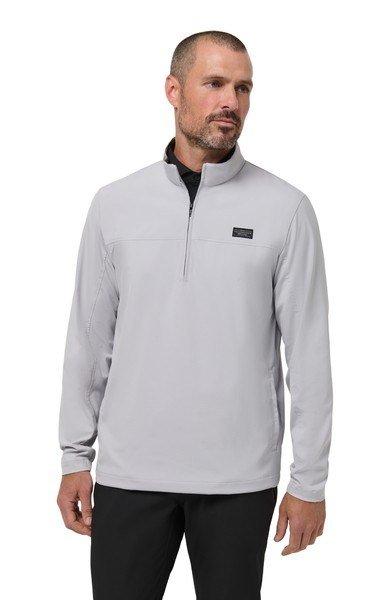 Travis Mathew Wanderlust quart-zip veste homme, micro chip