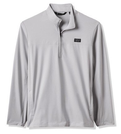 Travis Mathew Wanderlust quart-zip veste homme, micro chip