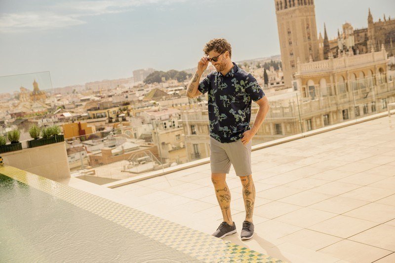 Travis Mathew Favorite Hello polo homme, total eclipse