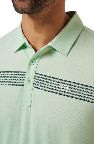 Travis Mathew River Boat polo homme, aqua foam
