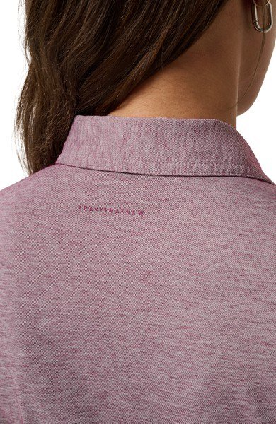 Travis Mathew Featherweight Active polo femme, heather damson