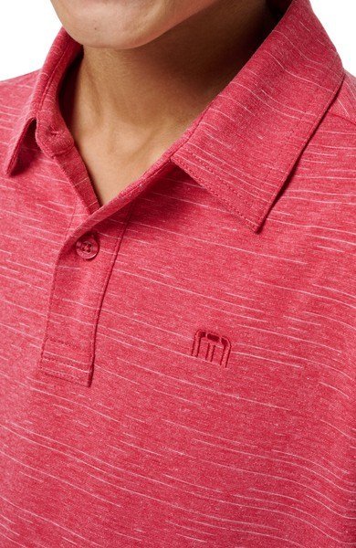 Travis Mathew The Heater junior polo, heather scooter