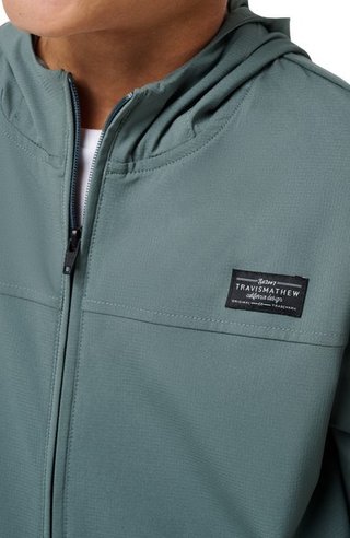 Travis Mathew Wanderlust junior sweat à capuche, balsam green