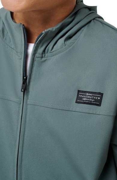 Travis Mathew Wanderlust junior sweat à capuche, balsam green