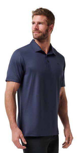 Travis Mathew Featherweight Performance polo homme, total eclipse