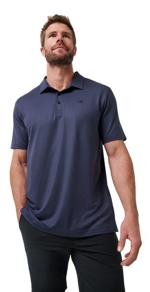 Travis Mathew Featherweight Performance polo homme, total eclipse