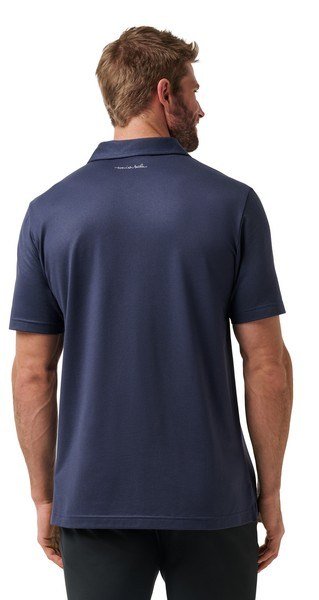 Travis Mathew Featherweight Performance polo homme, total eclipse
