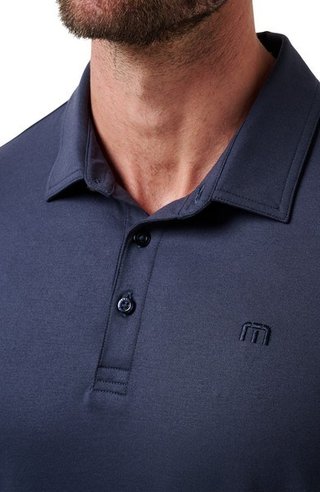 Travis Mathew Featherweight Performance polo homme, total eclipse