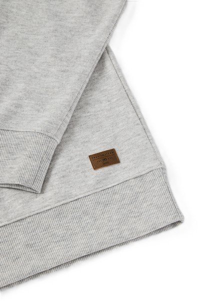 Travis Mathew Cloud pull homme 1/4 zip, heather grey