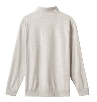 Travis Mathew Cloud pull homme 1/4 zip, heather grey