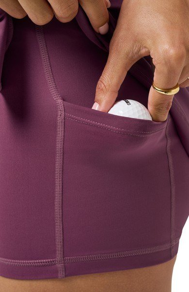 Travis Mathew Game Set Match Moveknit jupe-short femme, damson