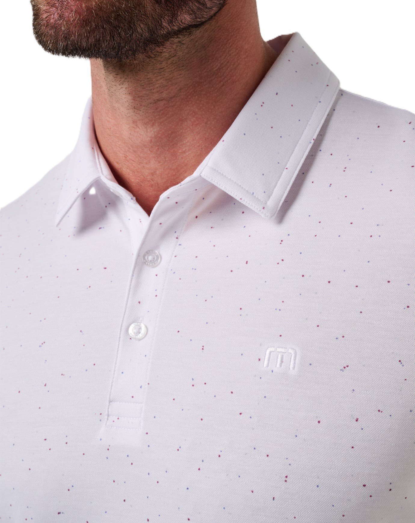 Travis Mathew Special Trip polo homme, blanc