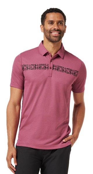 Travis Mathew Bungee Jump polo homme, damson