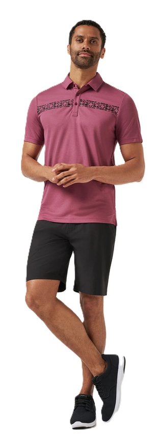 Travis Mathew Bungee Jump polo homme, damson
