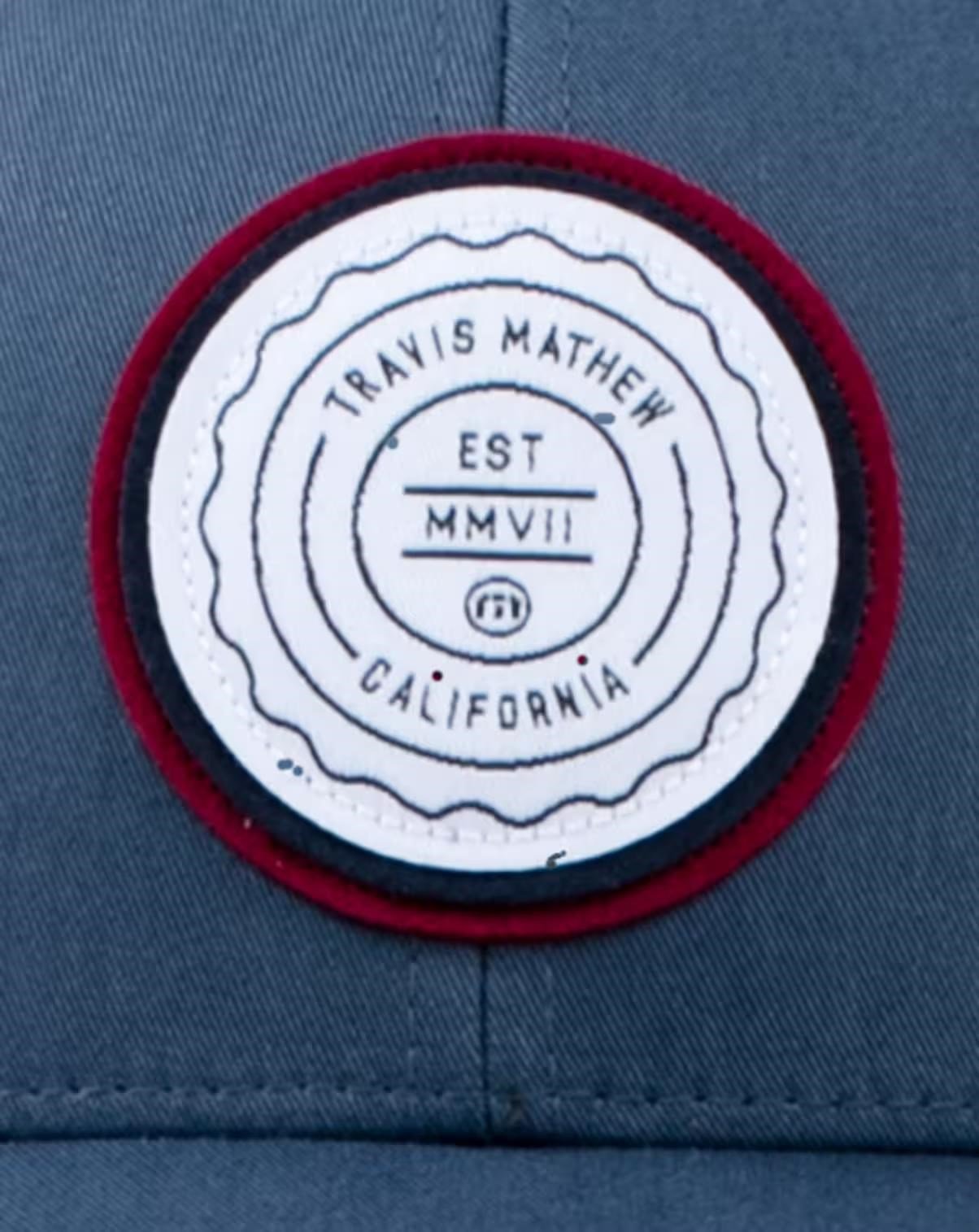 Travis Mathew The Patch casquette junior, bleu foncé