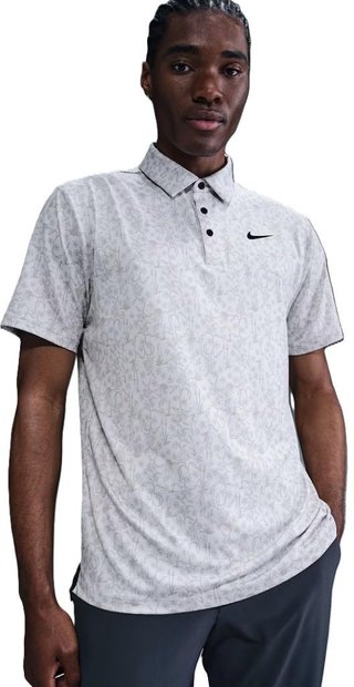 Nike Dri-FIT Tour Print polo homme, photon dust/black