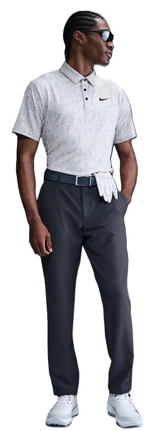 Nike Dri-FIT Tour Print polo homme, photon dust/black