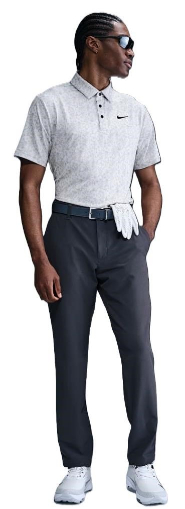 Nike Dri-FIT Tour Print polo homme, photon dust/black