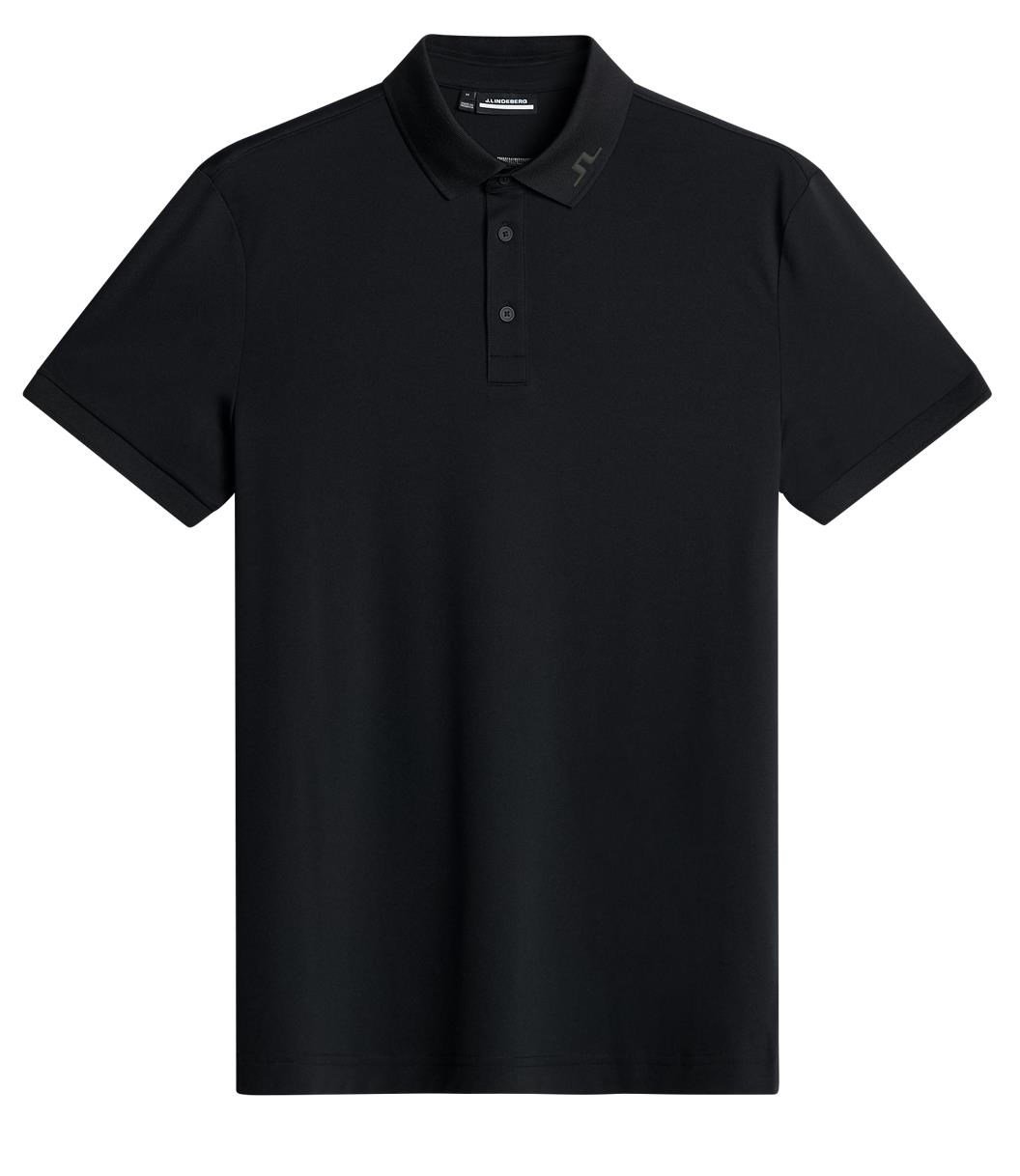 J.Lindeberg KV Print polo homme, noir