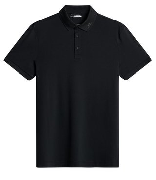 J.Lindeberg KV Print polo homme, noir