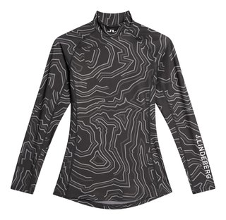 J.Lindeberg Ella Print Compression t-shirt femme, anthracite