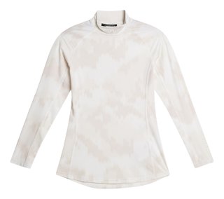 J.Lindeberg Ella Print Compression t-shirt femme compression, warp gray lilac