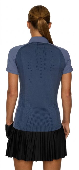 J.Lindeberg Bobi polo femme, vintage indigo