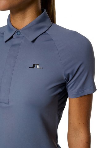 J.Lindeberg Bobi polo femme, vintage indigo