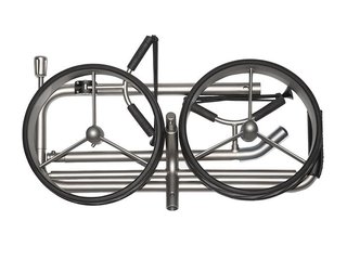 JuCad Titan chariot manuel 2 roues + sac de transport JTT, titanium