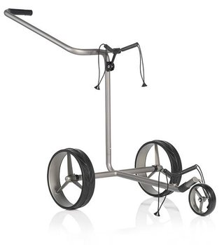 JuCad Edition S chariot manuel 3 roues, alliage d'aluminium + sac de transport JTT, argenté