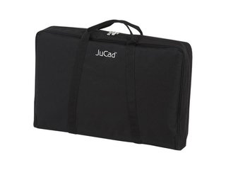 JuCad Edition S chariot manuel 3 roues, alliage d'aluminium + sac de transport JTT, argenté