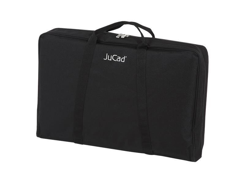 JuCad Edition S chariot manuel 3 roues, alliage d'aluminium + sac de transport JTT, argenté