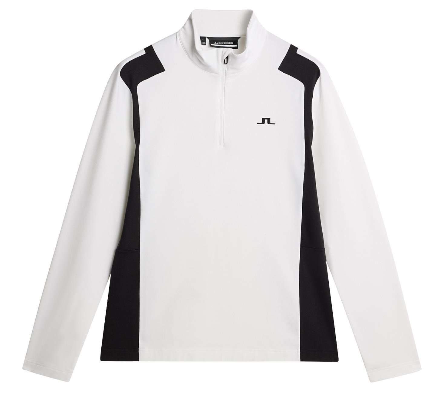 J.Lindeberg Lukas Quarter Zip sweat homme, blanc