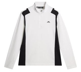 J.Lindeberg Lukas Quarter Zip sweat homme, blanc