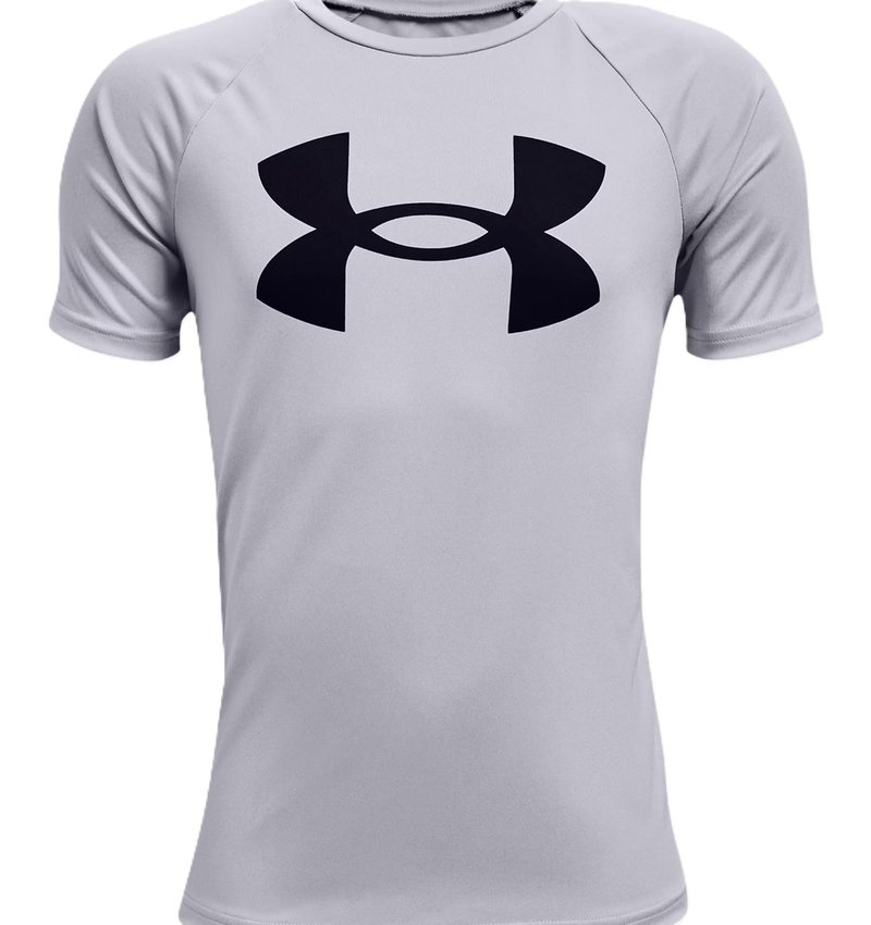 Under Armour Tech Big Logo t-shirt junior garçon, gris